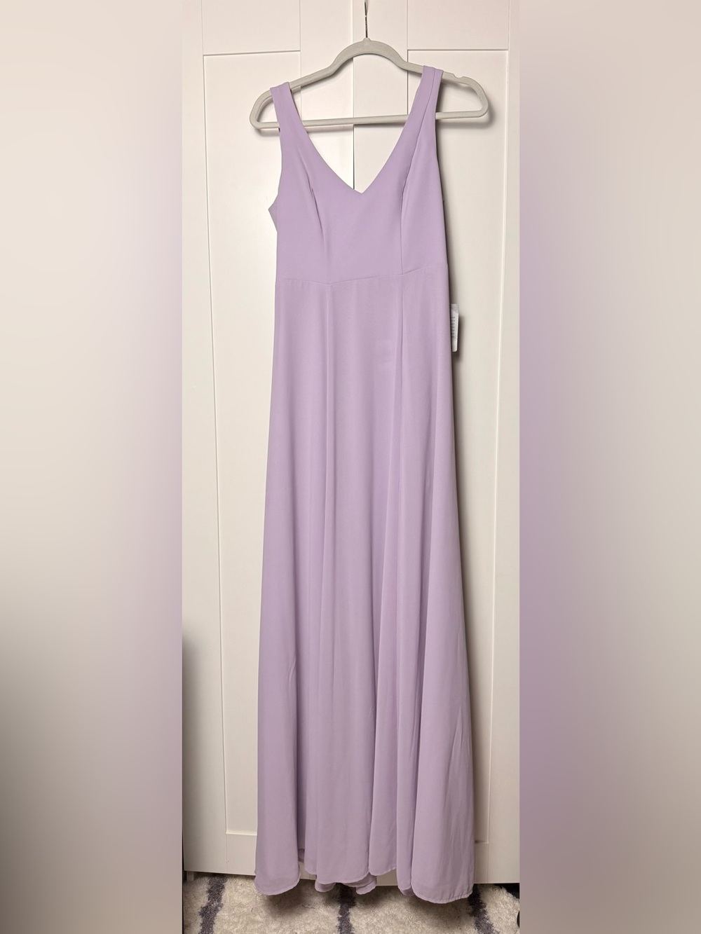 Show Me Your Mumu Lavender Chiffon Maxi Bridesmaid Dress S